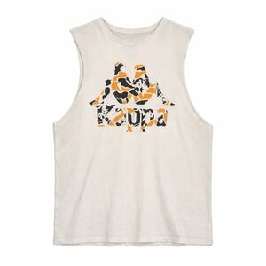 Kappa Mens Tank‎ Top Large Distressed Hip Hop Grunge Graphic Streetwear